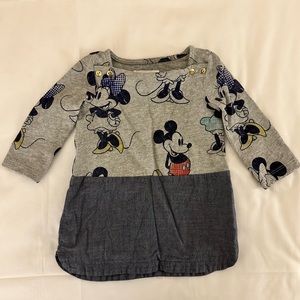 Baby Gap | Disney |‎ Mickey & Minnie Dress | 12-18m